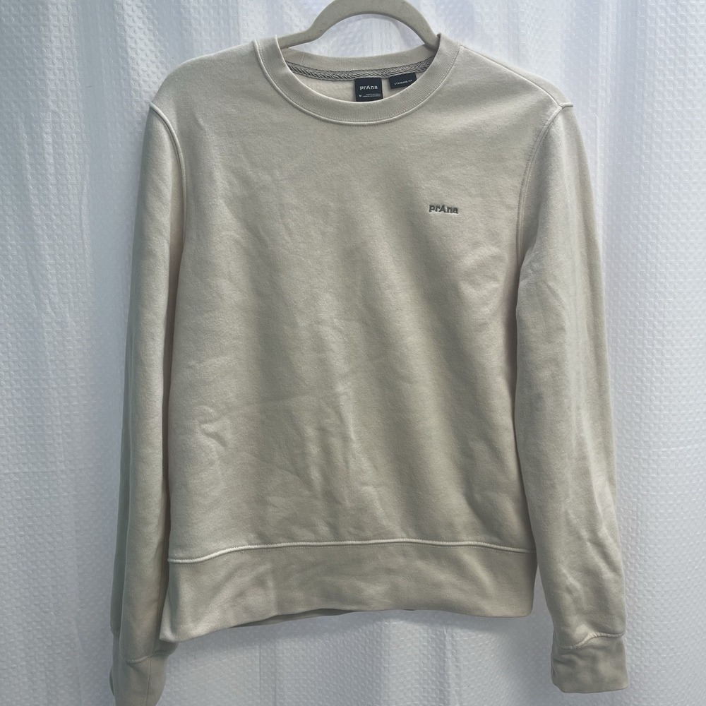 Prana Women's Cream Crewneck Sweatshirt
